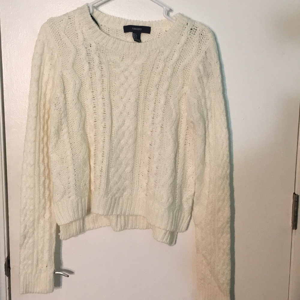 Forever21 Off-White Sweater